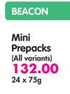 Beacon Mini Prepacks(All Variants)-24 x 75g