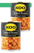 Koo Baked Beans In Tomato Sauce-12 x 410g 
