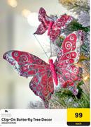 Excellent Houseware Clip-On Butterfly Tree Decor
