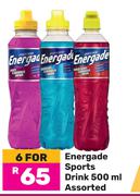 Energade Sports Drink Assorted-For 6 x 500ml