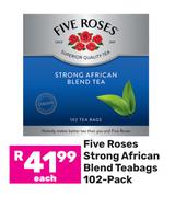Five Roses Strong African Blend Teabags 102 Pack-Each