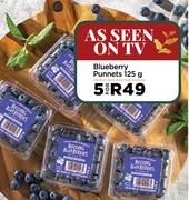 Blueberry Punnets-For 5 x 125g