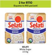 Selati White Sugar-For 2 x 2.5Kg