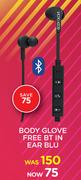 Body Glove Free BT In Ear BLU