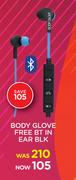 Body Glove Free BT In Ear BLK