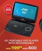 JVC Portable DVD Player With Rechargeable