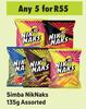 Simba Nik Naks Assorted-For 5 x 135g