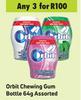 Orbit Chewing Gum Bottle Assorted-For 3 x 64g