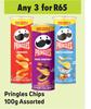 Pringles Chips Assorted-For 3 x 100g