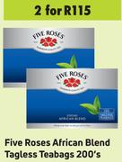 Five Roses African Blend Tagless Teabags-For 2 x 200's