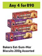 Bakers Eet-Sum-Mor Biscuits Assorted-For 4 x 200g