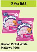 Beacon Pink & White Mallows-For 2 x 400g