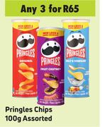 Pringles Chips Assorted-For 3 x 100g