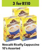 Nescafe Ricoffy Cappuccino Assorted-For 3 x 10's