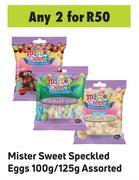 Mister Sweet Speckled Eggs Assorted-For 2 x 100g/125g