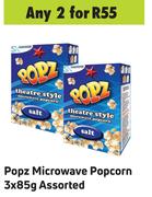 Popz Microwave Popcorn Asorted-For 2 x 3 x 85