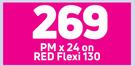 Tecno Spark 7 4G 64GB Smartphone-On Red Flexi 130