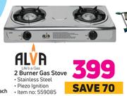 Alva 2 Burner Gas Stove