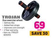 Trojan Duo Exercise Wheel-Each