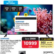 Samsung 65"(165cm) Smart UHD TV UA65CU7000KXXA