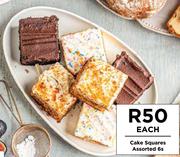 Cake Squares Assorted-6s Each