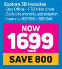 DSTV Explora 3B Installed-Each