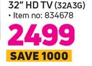 Hisense 32" (81cm) HD TV 32A3G