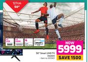Hisense 50" (127cm) Smart UHD TV 50A6H