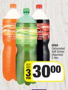Spar Carbonated Soft Drinks (Assorted)-For Any 3 x 2Ltr