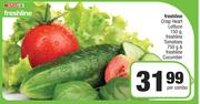 Spar Freshline Crisp Heart Lettuce 150g,Freshline Tomatoes 750g & Freshline Cucumber-Per Combo