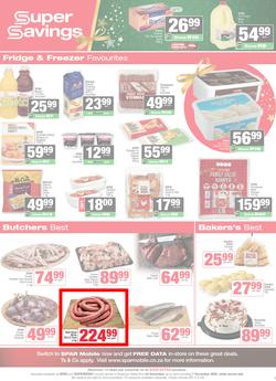 SPAR & SUPERSPAR KwaZulu-Natal Country : Christmas Super Savings (24 November - 07 December 2025), page 3