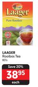Laager Rooibos Tea-80's Each