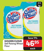 Golden Cloud Self Raising Wheat Flour-2.5 kg Each