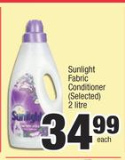 Sunlight Fabric Conditioner (Selected)-2Ltr Each