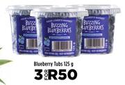 Blueberry Tubs-For 3 x 125g