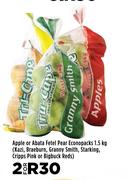 Apple Or Abata Fetel Pear Econopacks-For 2 x 1.5Kg