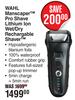 Wahl Manscaper Pro Shave Lithium Ion Wet/Dry Rechargeable Shaver