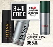 Hugo Boss Deodorant Spray Assorted-150ml Each