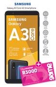 Samsung Galaxy A3 Core 4G Smartphone-On 1GB Red Top Up Core More Data