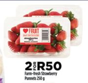 Farm Fresh Strawberry Punnets-2 x 250g