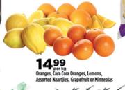 Oranges, Cara Cara Oranges, Lemons, Assorted Naartjie, Grapefruit Or Minneolas-Per Kg
