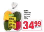 Spar Freshline Rainbow Peppers-600g Per Pack