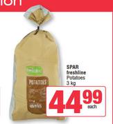 Spar Freshline Potatoes-3Kg 