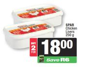 Spar Chicken Livers-For 2 x 250g