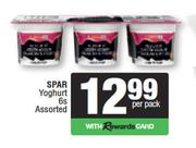 Spar Yoghurt Assorted-6s Per Pack