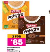 Bokomo ProNutro (Chocolate Or Original)-For 2  x 500g