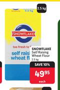 Snowflake Self Raising Wheat Flour-2.5Kg Each