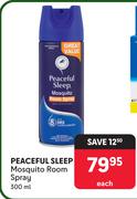 Peaceful Sleep Mosquito Room Spray-300ml Each