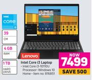 Lenovo Intel Core i3 Laptop