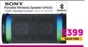 Sony Portable Wireless Speaker XP500
